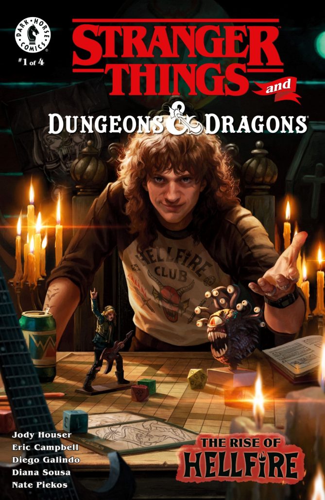 Stranger Things and Dungeons & Dragons: Rise of Hellfire #1 Main Cover Art