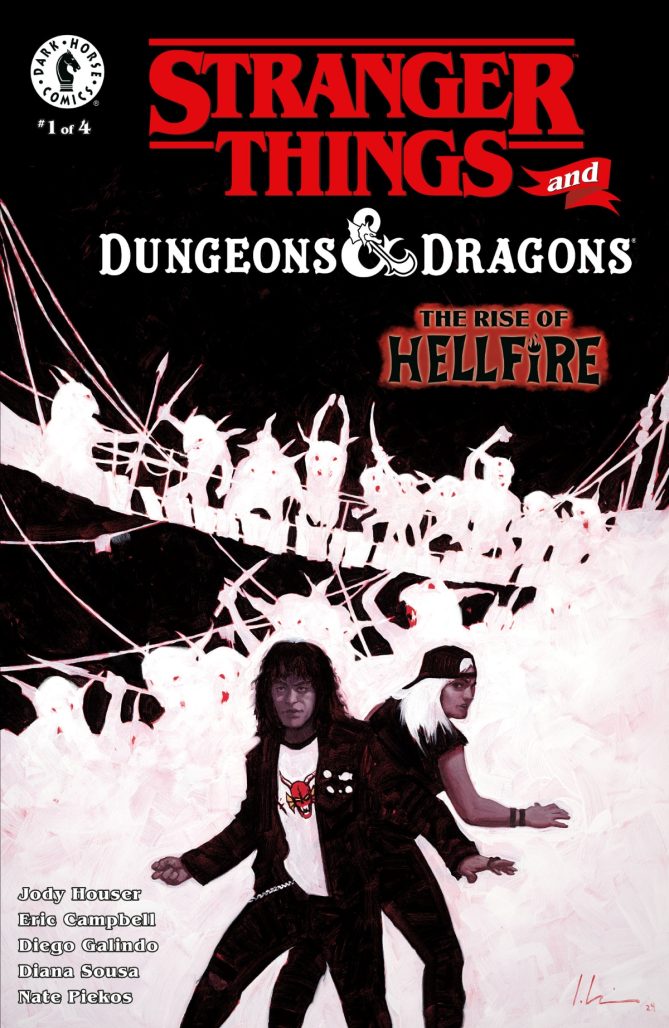 Stranger Things and Dungeons & Dragons: Rise of Hellfire #1 variant cover