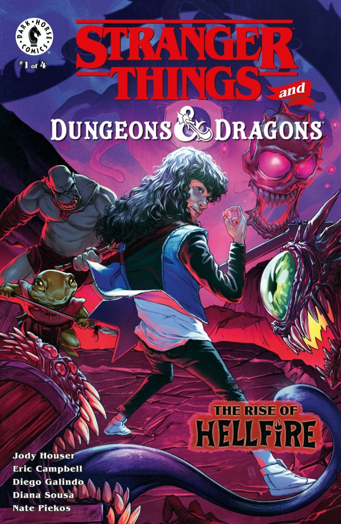 Stranger Things and Dungeons & Dragons: Rise of Hellfire #1 variant cover