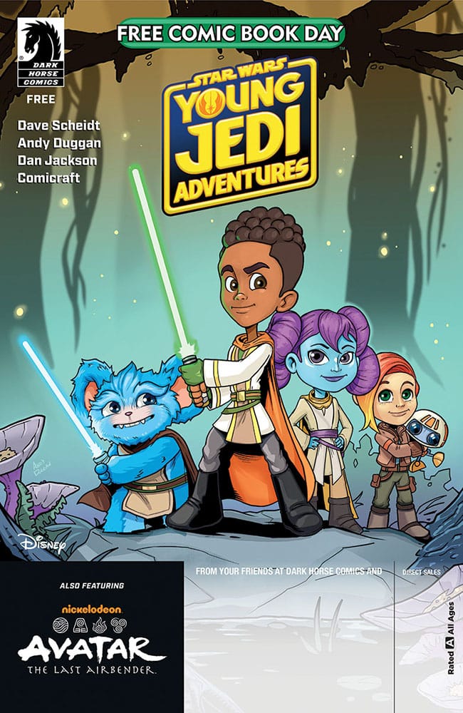 FCBD25_GOLD_Dark Horse_SW Y Jedi Adv-Avatar the Last Airbender