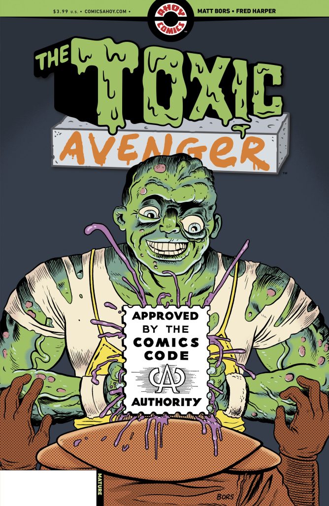 The Toxic Avenger #3 cover B by Matt Bors