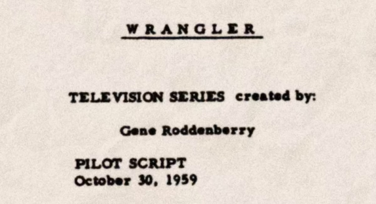 GENE-OLOGY uncovers WRANGLER as Gene Roddenberry’s first series creator credit