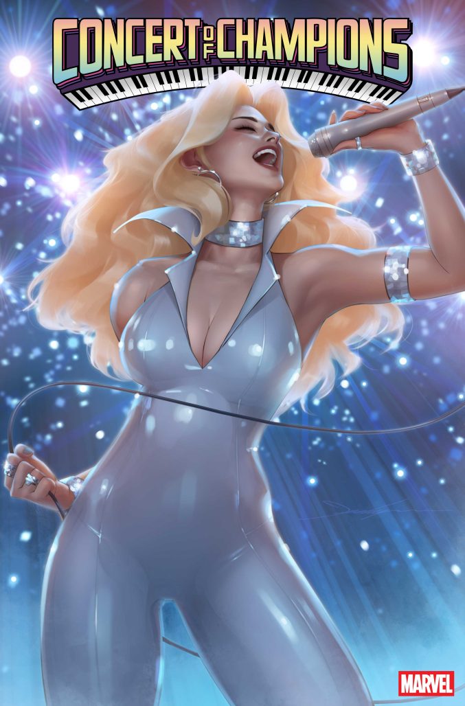 Dazzler at the Marvel Champions Concert