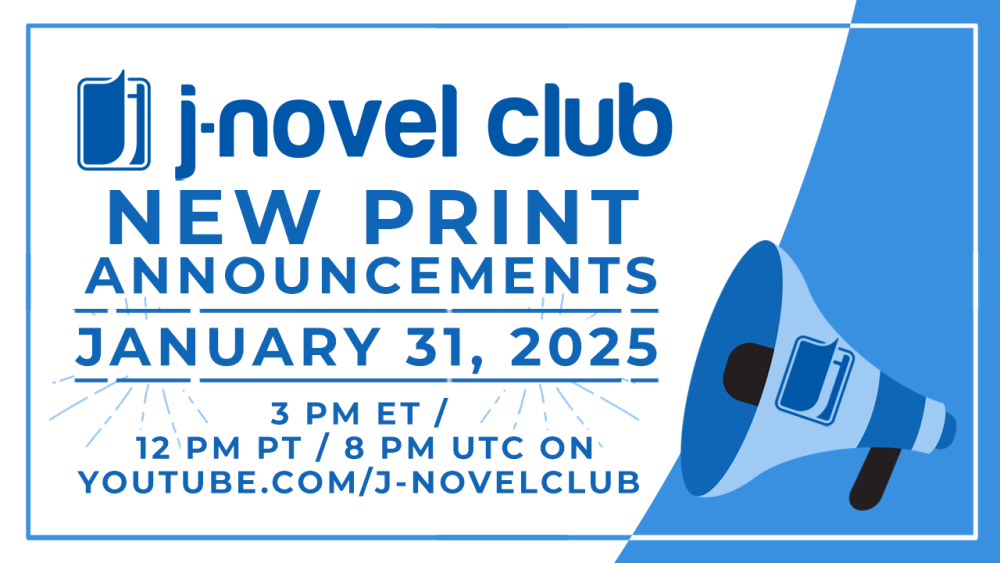 J-NOVEL Club Live announced that light novels and comic printing January 31st