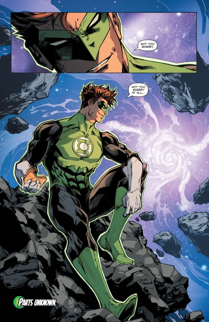 Green Lantern Shattered Spectrum 1 Hal and Sandwich