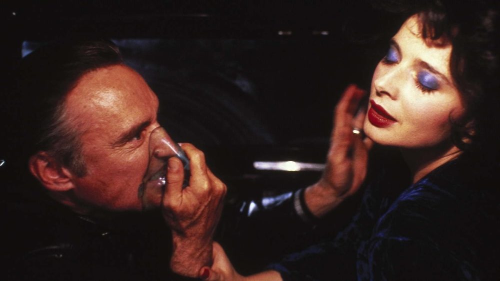 Dennis Hopper panted and reached for Isabella Rossellini