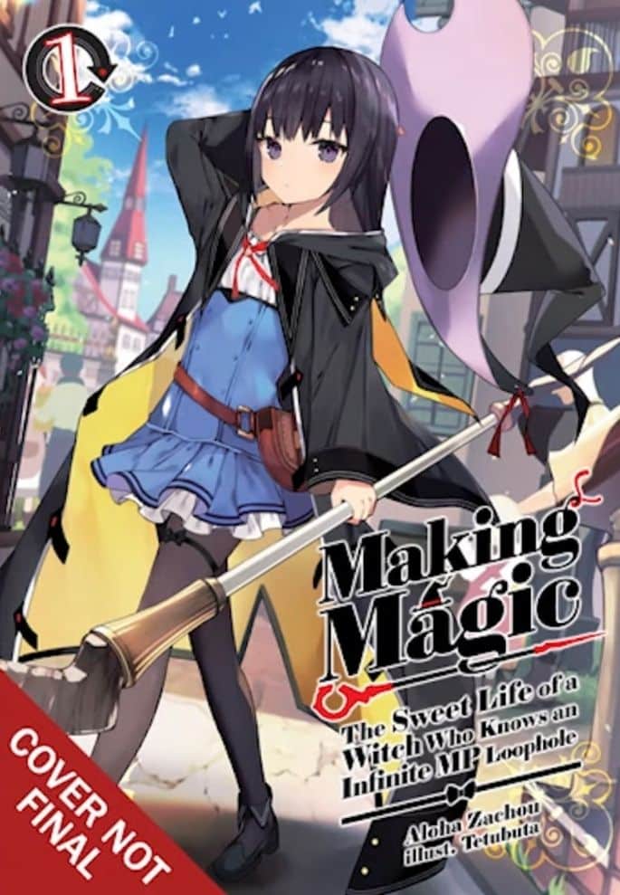 Make Magic: Aloha Zachou & Tetubuta's unlimited mp vulnerability is printed by J-NOVEL Club