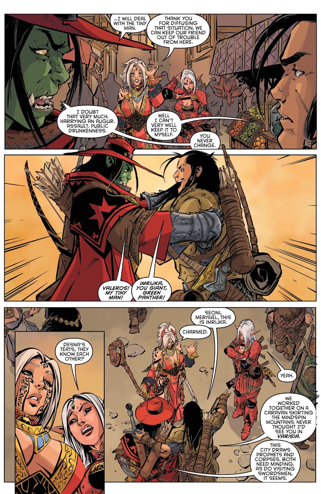 Pathfinder dynamite comic preview