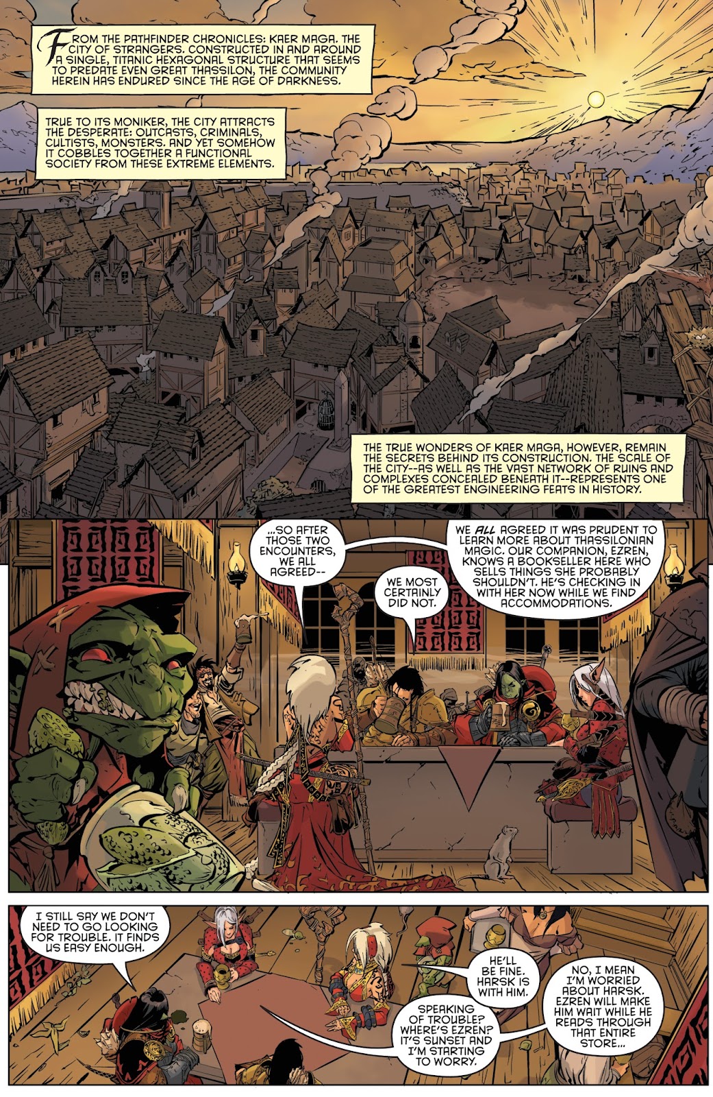 Pathfinder dynamite comic preview