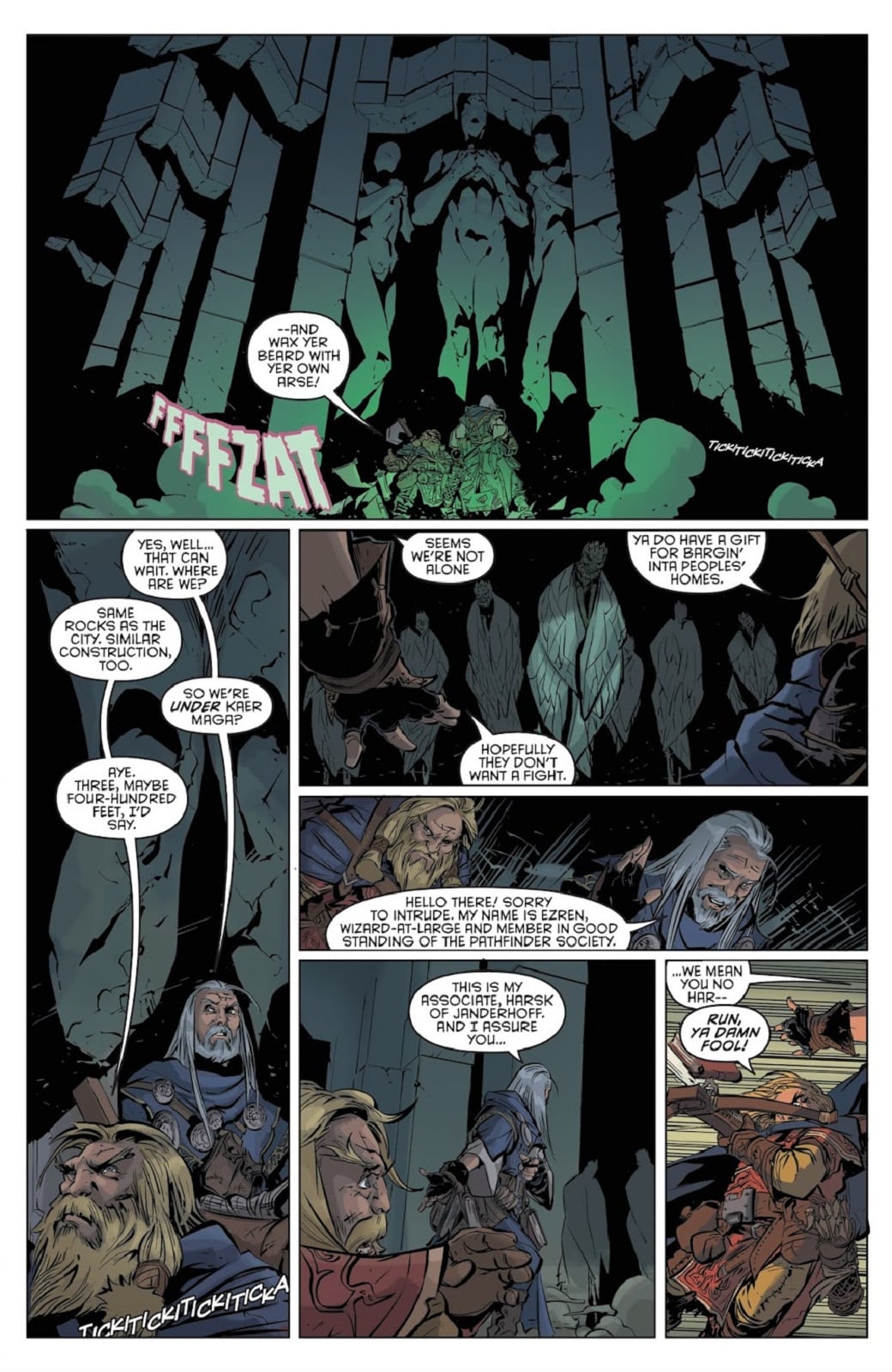 Pathfinder dynamite comic preview