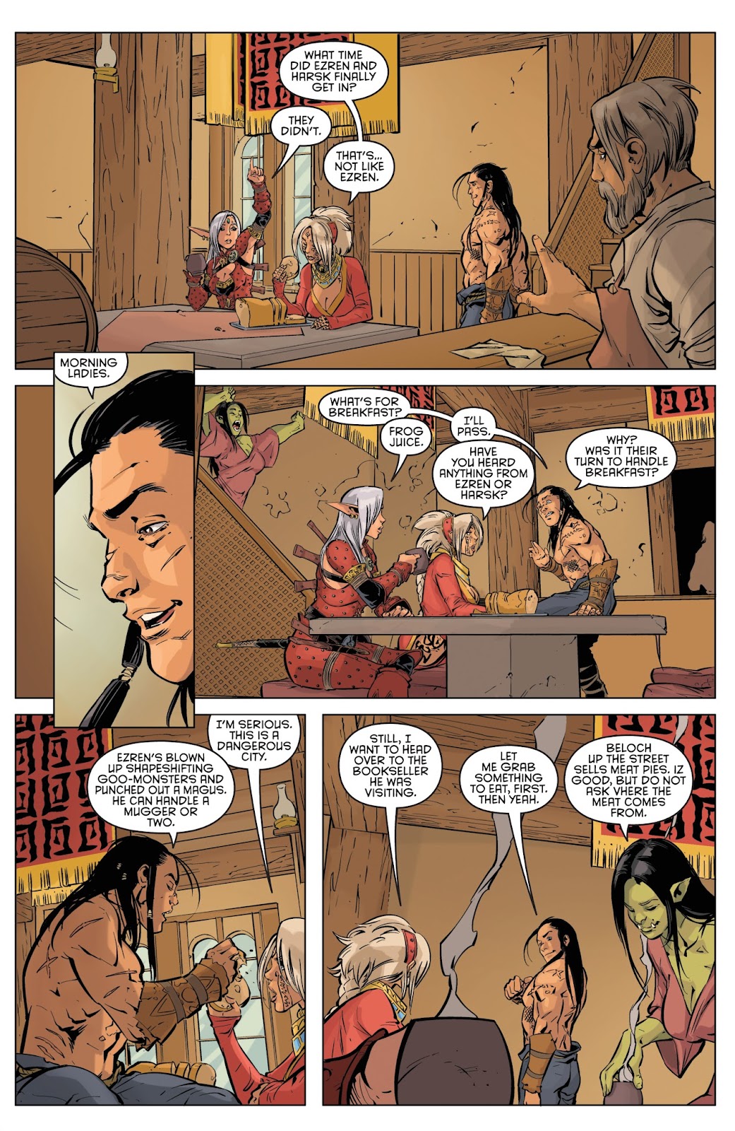 Pathfinder dynamite comic preview