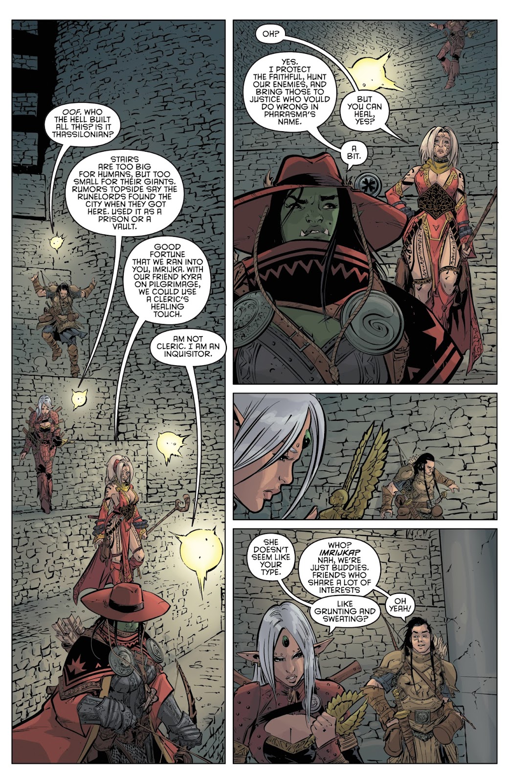 Pathfinder dynamite comic preview