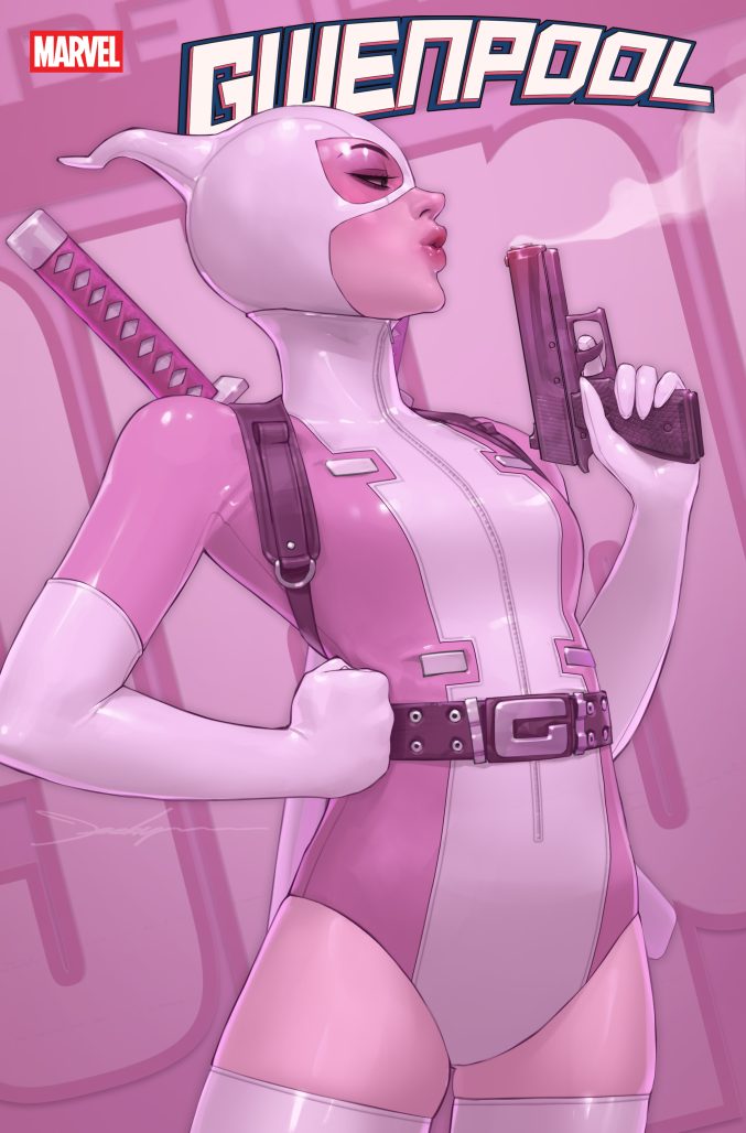 Gwenpool and pink backlight 