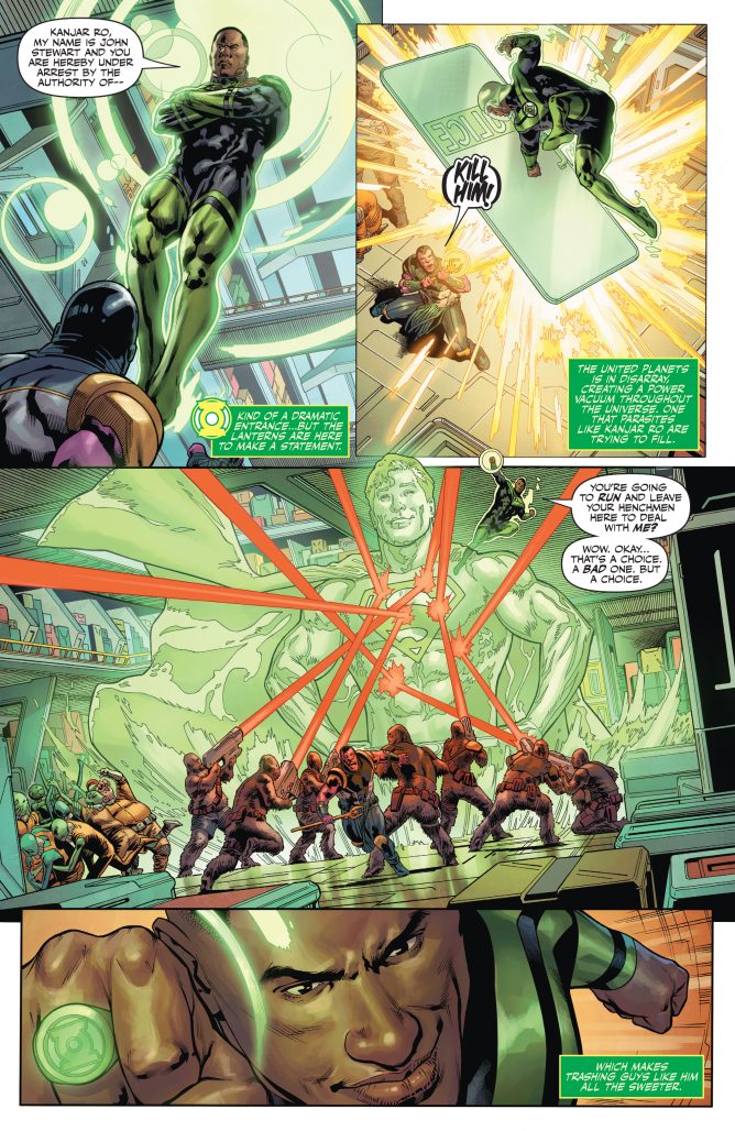 Green Lantern Corps 1 pg 2