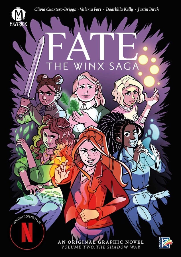 Cover of Fate The Winx Sage with all the characters on the cover 