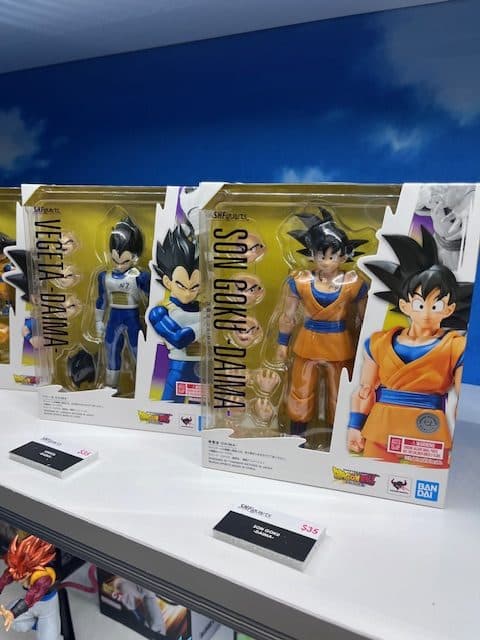 Daima Goku and Vegeta at Toy Expo 2025