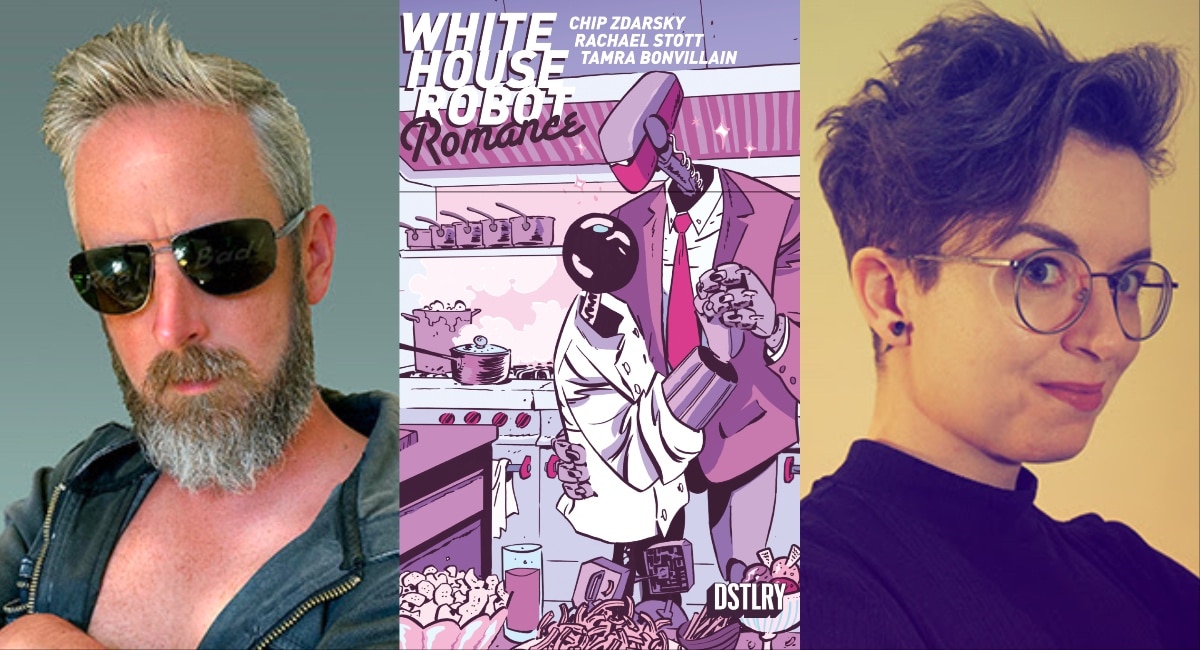 DSTLRY announces Chip Zdarsky and Rachel Stott’s WHITE HOUSE ROBOT ROMANCE series