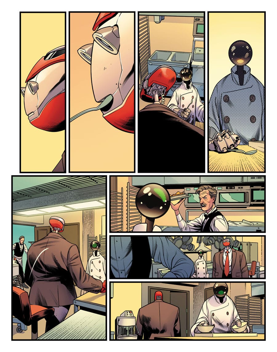 White House Robot Romance #1 Rachael Stott's Interior Art