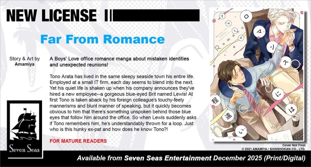 Seven Seas Entertainment Wonderful Wednesdays Far From Romance