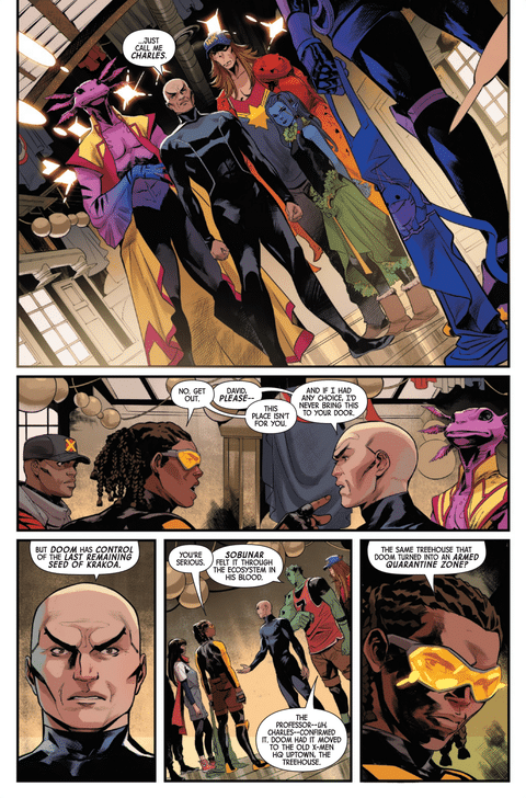 Xavier meets NYX's kids and they're not excited to see him in X-Manunt Chapter 2.